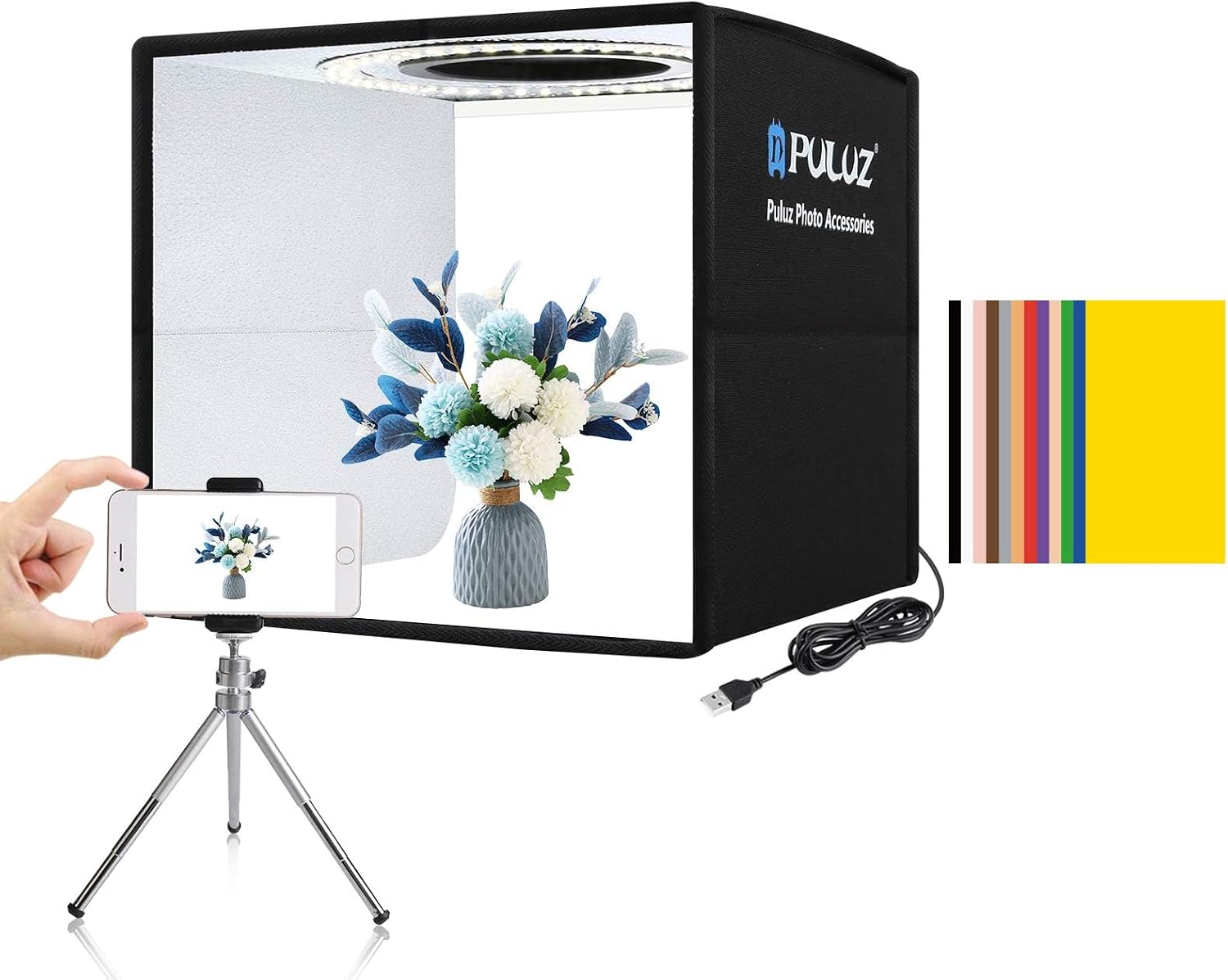 Photography Lighting Kits - ضوء فيديو LED RGB مع تحكم