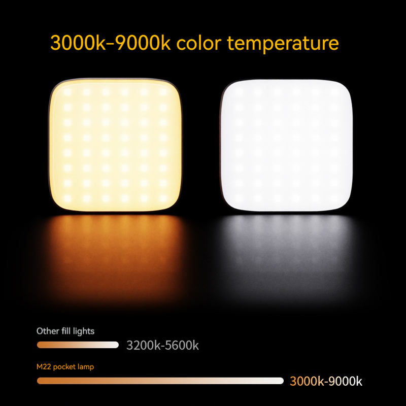 Photography Mobile Lighting - مصغرة المغناطيسي RGB ملء الضوء المحمولة