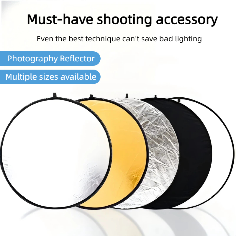 Photography Lighting Outdoor - لوحة إضاءة محمولة قابلة للطي ثنائية