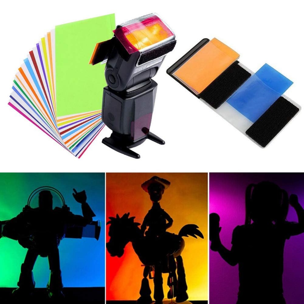 Photography Lighting Kits - طقم فلاتر إضاءة للكاميرا بـ 12