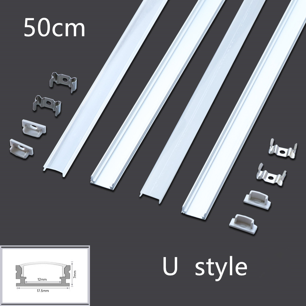 Diffusion Material Roll - LED 50 سنتيمتر قناة الألومنيوم لشريط