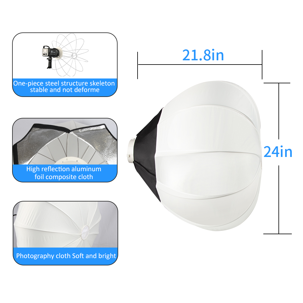 Globe Modifier Round - سوفت بوكس كروي بقطر 65 سم،
