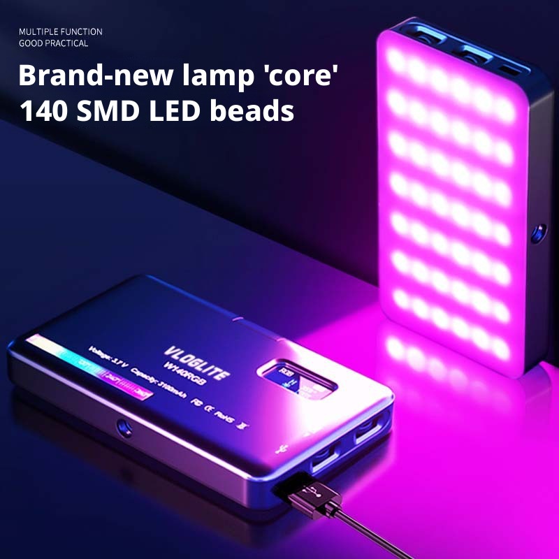 Photography Lighting Video - ضوء RGB متنقل للكمبيوتر، إضاءة مؤتمرات