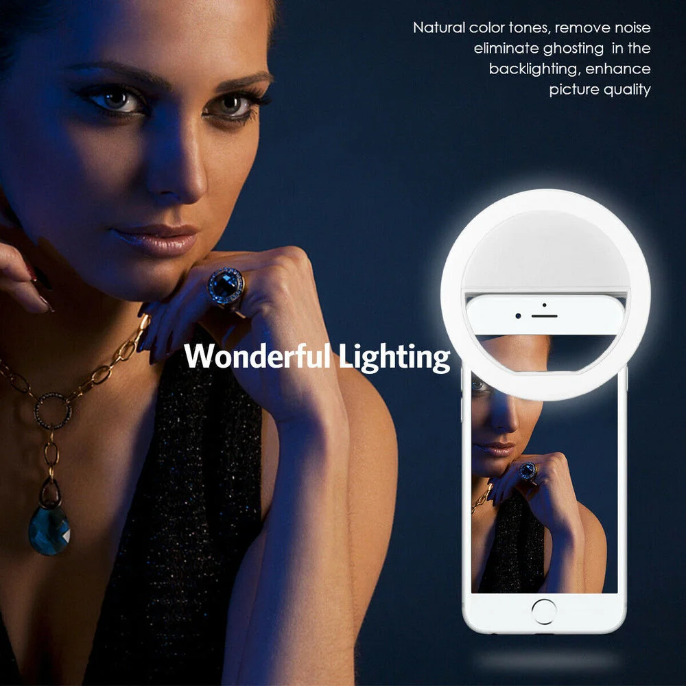 ضوء حلقي قابل لإعادة الشحن للت - مراجعة Photography Lighting Handheld وسعره