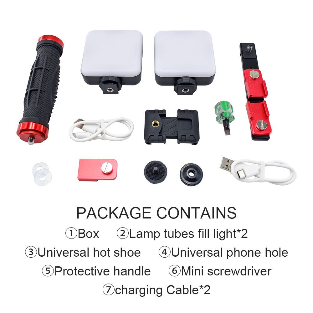 ضوء هاتف LED للصور مع حامل ثلا - مراجعة Photography Lighting Handheld وسعره