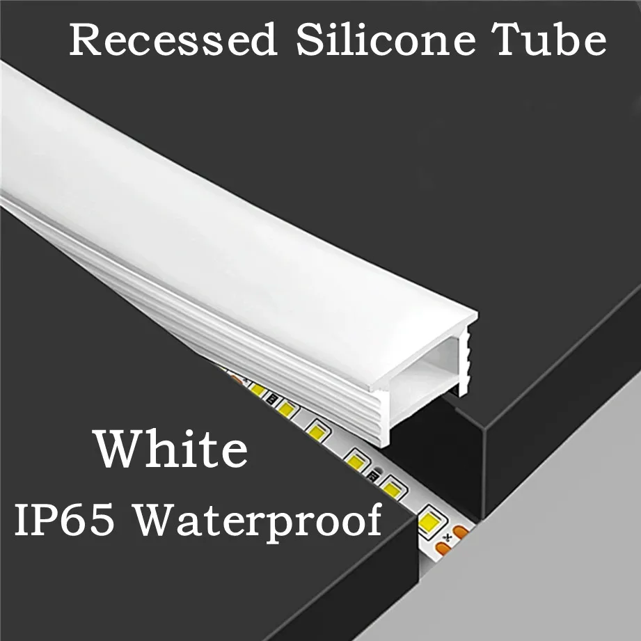 راحة الأبيض سيليكون أنبوب LED  - مراجعة Diffusion Material Roll وسعره