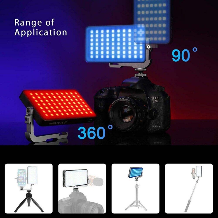 مصباح إضاءة RGB مسطح Pixel G3  - مراجعة Photography Lighting Handheld وسعره
