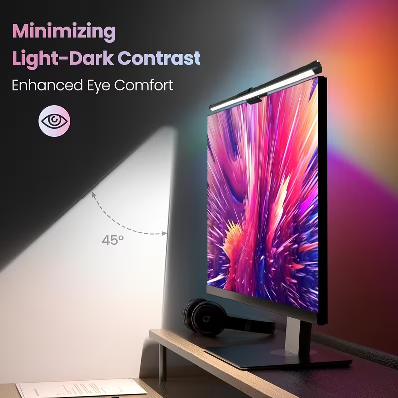 شريط إضاءة LED لشاشة الكمبيوتر - مراجعة Photography Lighting Game وسعره