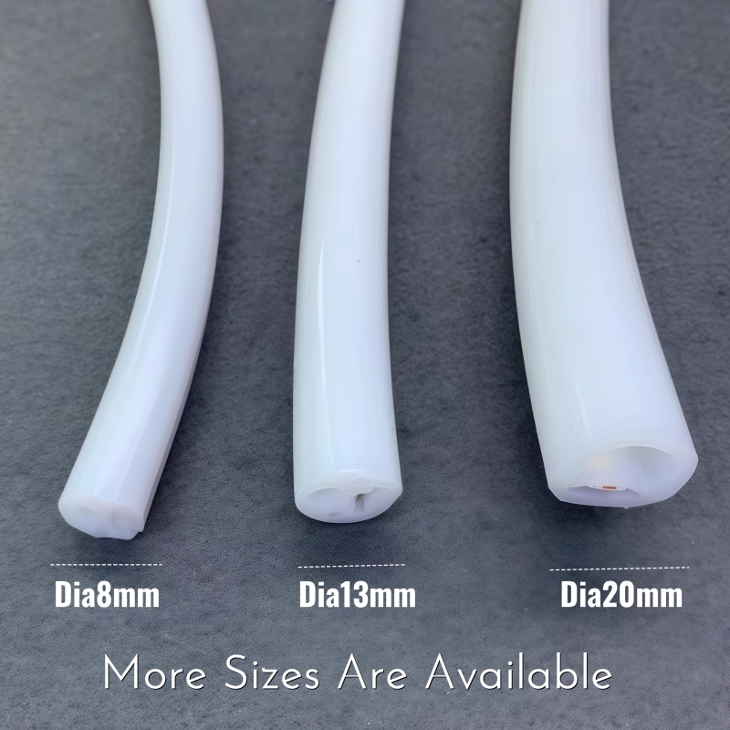 شريط إضاءة LED نيون دائري 8/10 - مراجعة Diffusion Material Roll وسعره