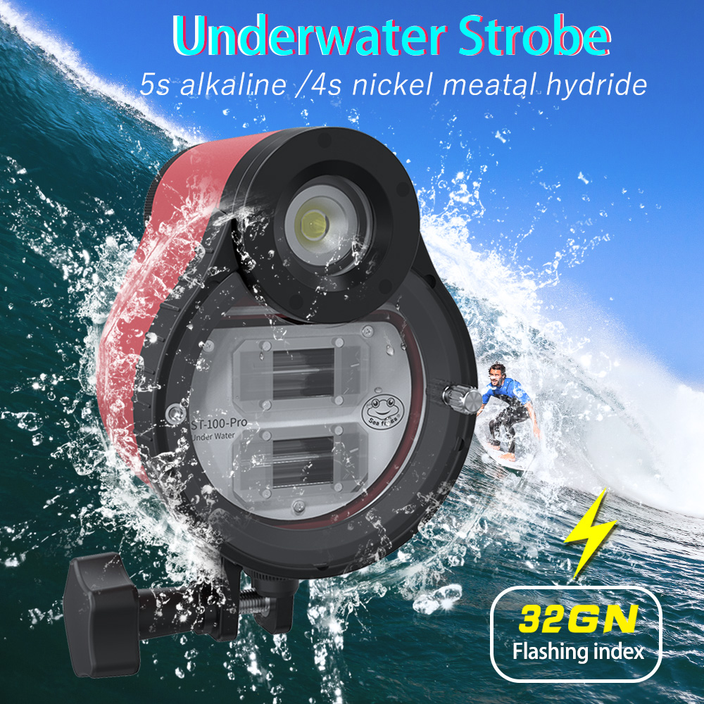 Searogs ST-100 Pro تحت الماء ا - مراجعة Photography Lighting Brand وسعره