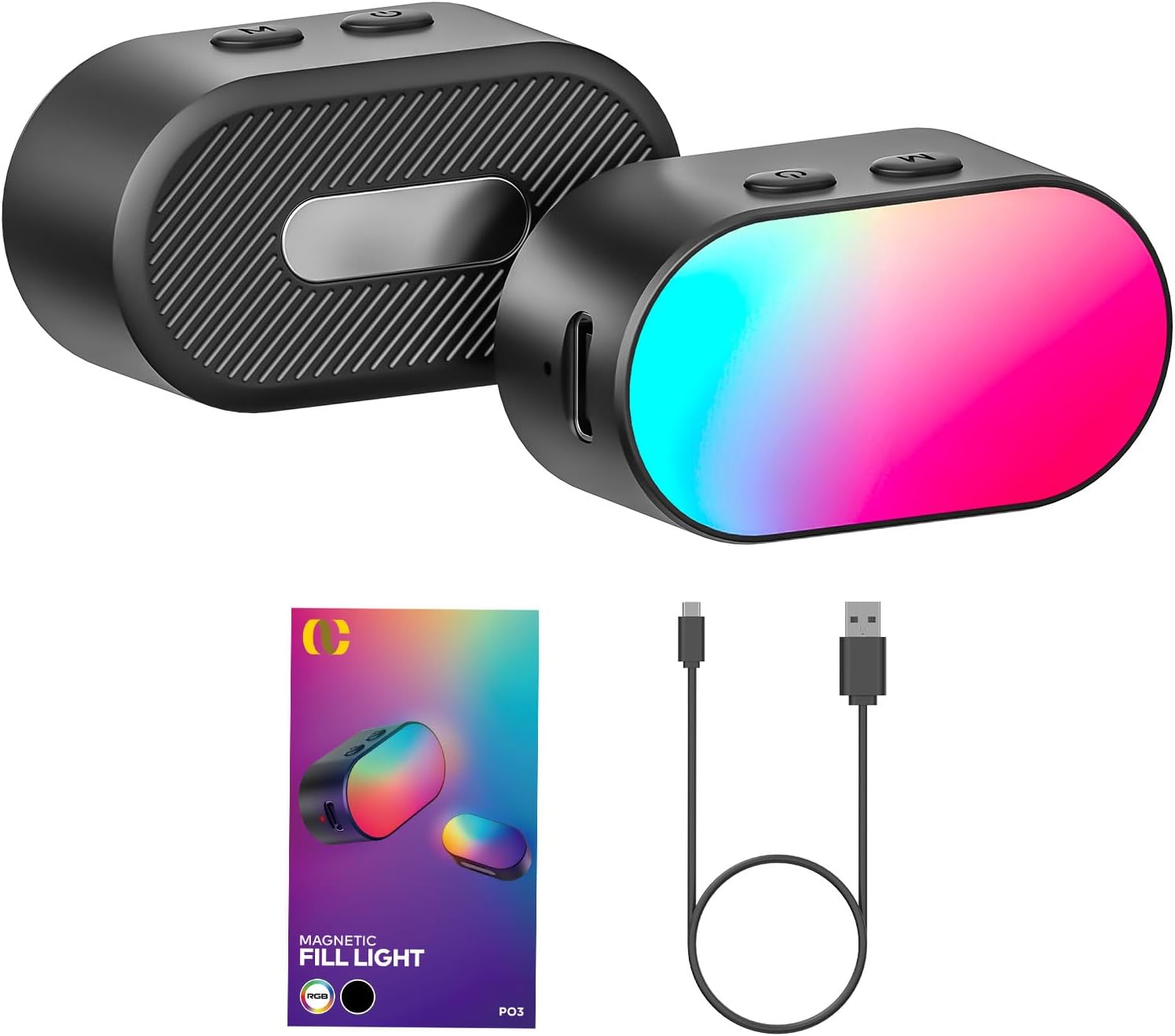 AOCHUAN Mini RGB المغناطيسي مل - مراجعة Photography Lighting Video وسعره
