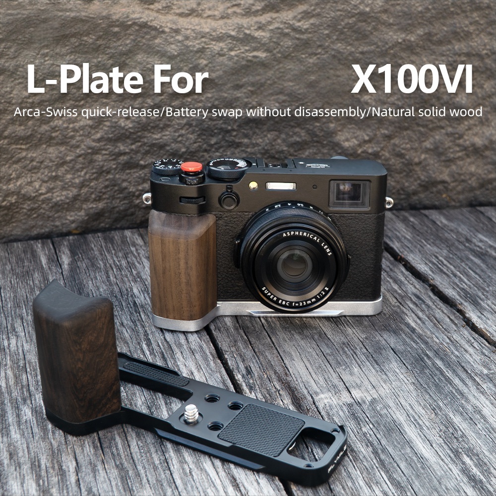 حامل دعامة على شكل حرف L لكامي - مراجعة Fujifilm Camera X100Vi وسعره