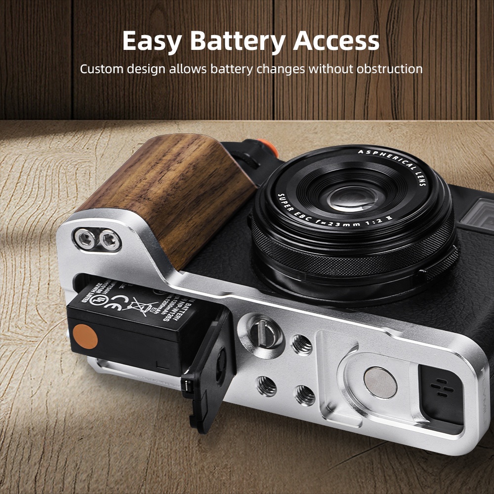 حامل دعامة على شكل حرف L لكامي - مراجعة Fujifilm Camera X100Vi وسعره