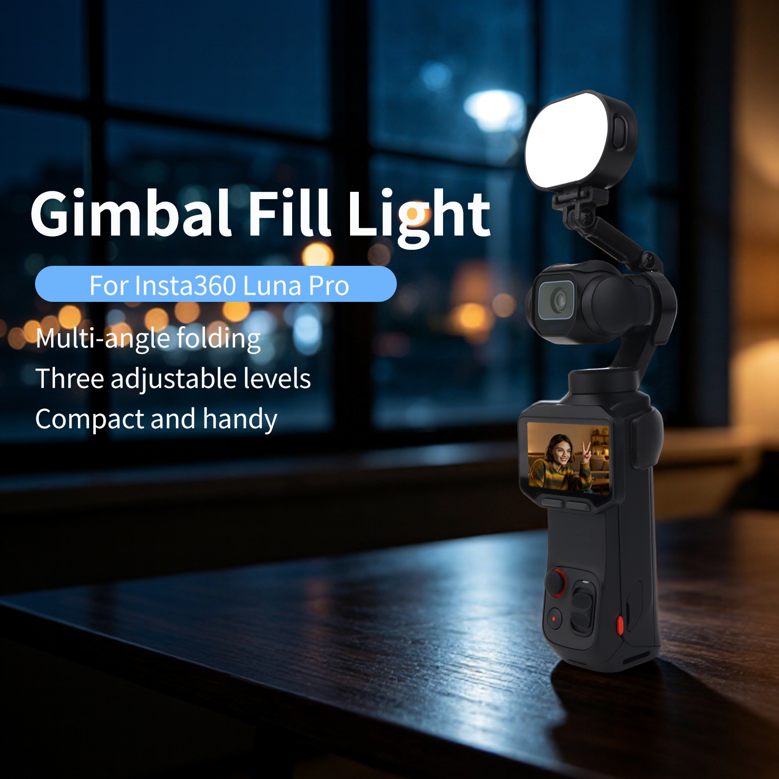 ضوء فيديو LED صغير متوافق مع ك - مراجعة Photography Lighting Outdoor وسعره