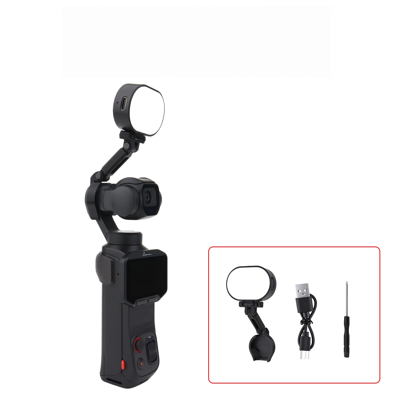 ضوء فيديو LED صغير متوافق مع ك - مراجعة Photography Lighting Outdoor وسعره
