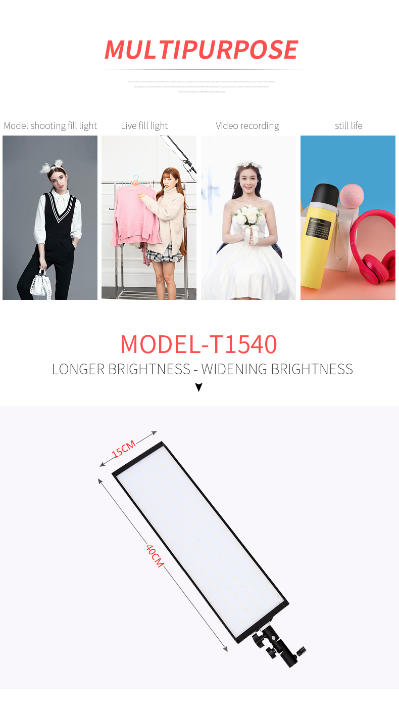 40 سنتيمتر 72 واط 3200 كيلو-55 - مراجعة Photography Lighting Kits وسعره