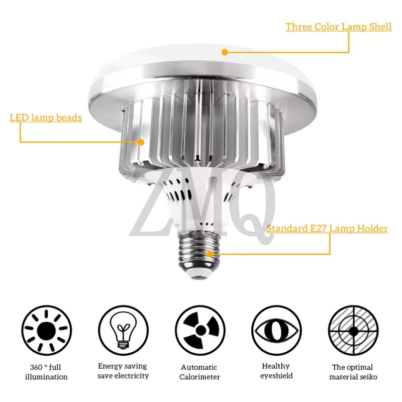 E27 85 واط 155 واط مصباح 3200  - مراجعة Photography Lighting Reflector وسعره