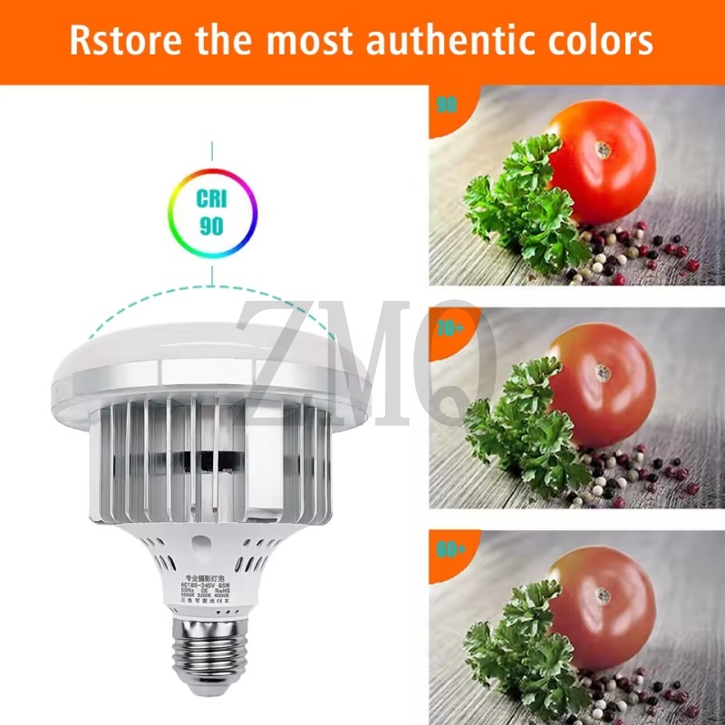 E27 85 واط 155 واط مصباح 3200  - مراجعة Photography Lighting Reflector وسعره