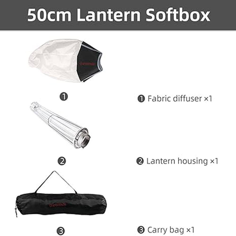 Softbox فانوس ifoetage ، تحرير - مراجعة Barn Door Modifier وسعره