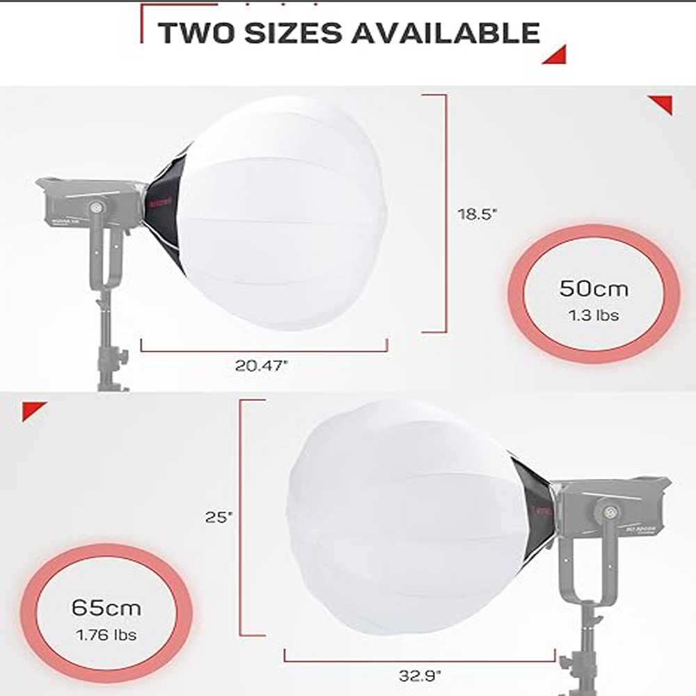 Softbox فانوس ifoetage ، تحرير - مراجعة Barn Door Modifier وسعره