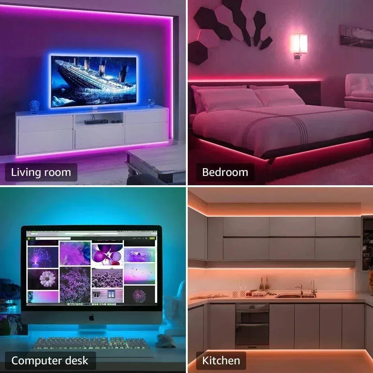 الذكية RGB LED الألعاب شرائط م - مراجعة Photography Lighting Game وسعره