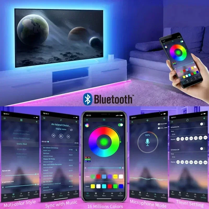 الذكية RGB LED الألعاب شرائط م - مراجعة Photography Lighting Game وسعره