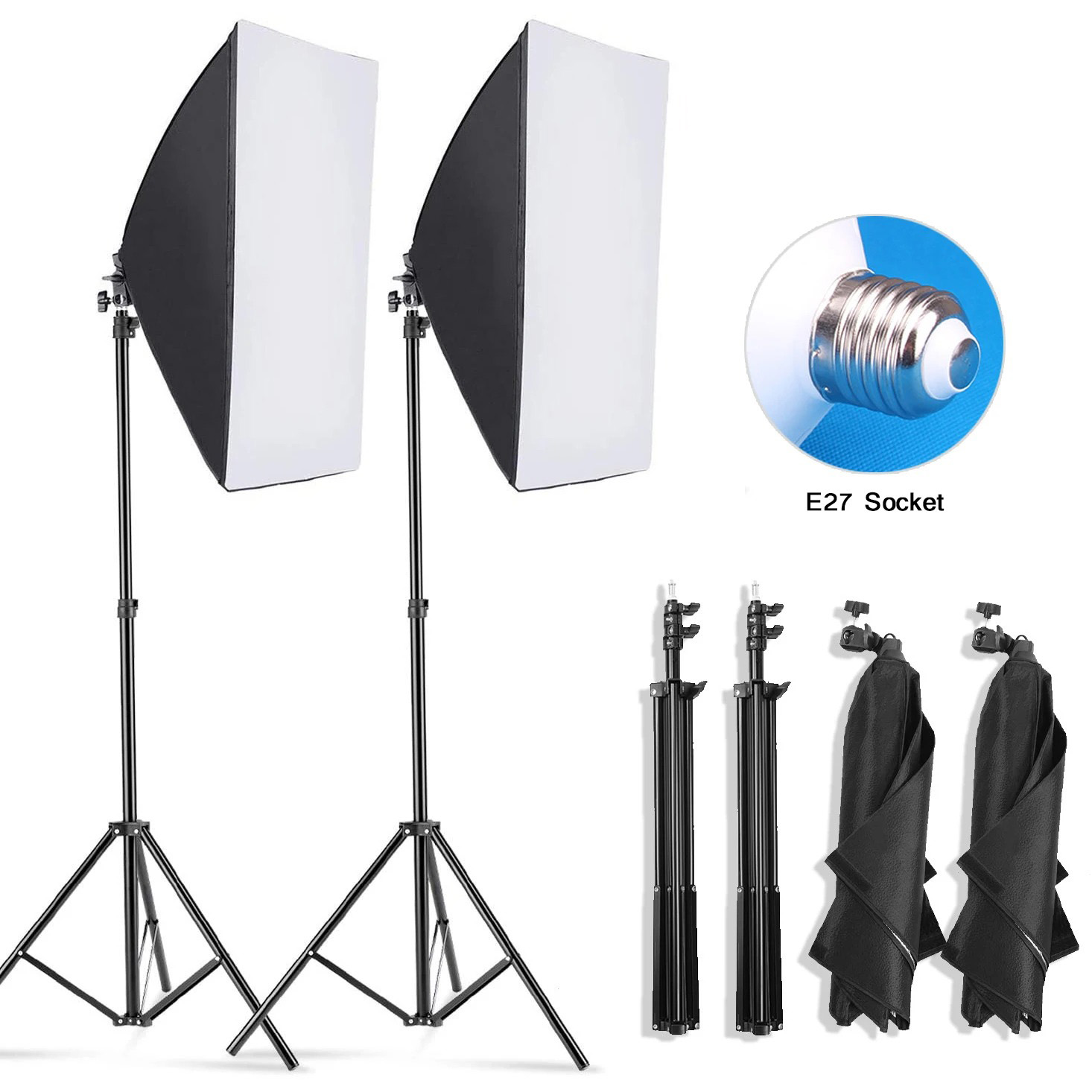 صندوق إضاءة Softbox احترافي لل - مراجعة Photography Lighting Softbox وسعره
