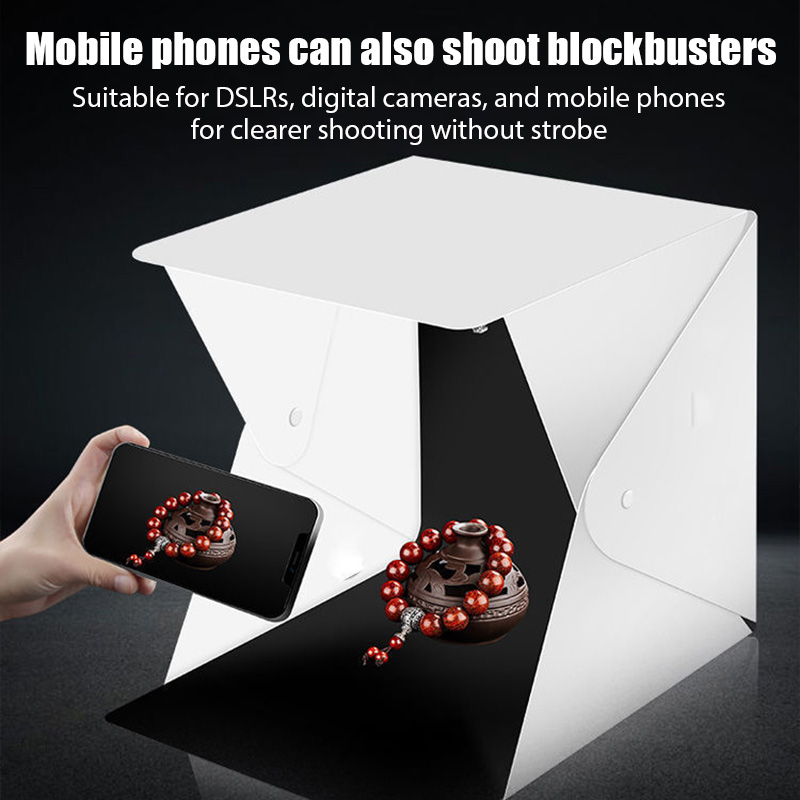 صندوق إضاءة قابل للطي، خيمة اس - مراجعة Photography Lighting Kits وسعره