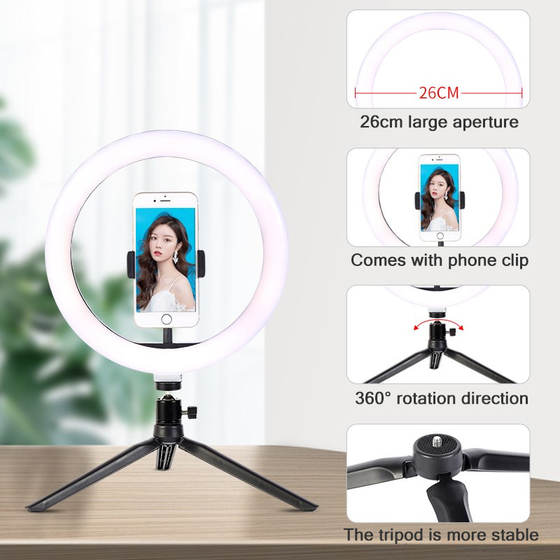 26 سنتيمتر 10 بوصة Led حلقة Se - مراجعة Photography Lighting Kits وسعره