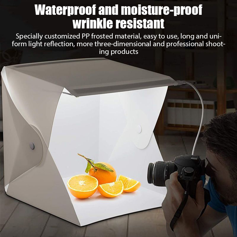 صندوق تصوير محمول 20 سم مع إضا - مراجعة Photography Lighting Softbox وسعره