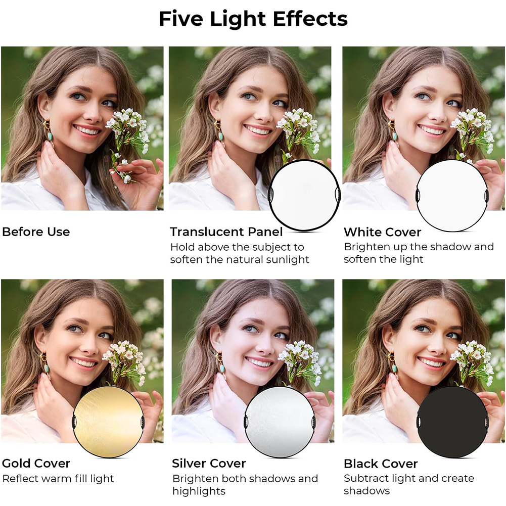 عاكس ضوء قابل للطي من MYOBO مع - مراجعة Photography Lighting For Products وسعره