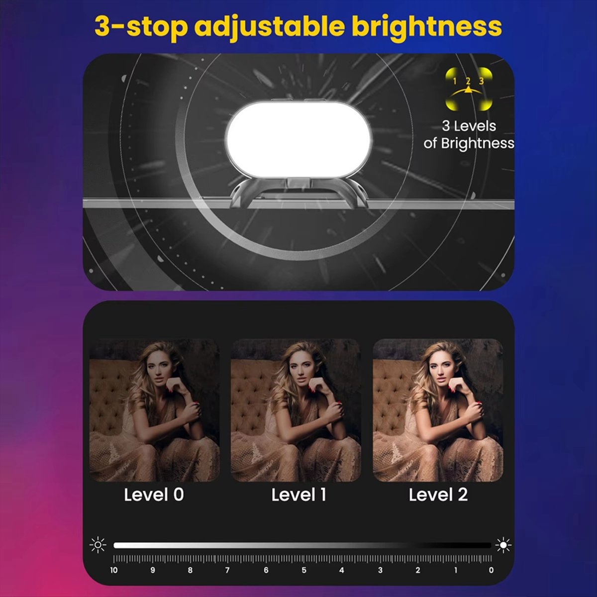 ضوء ملء مغناطيسي RGB لتصوير ال - مراجعة Lighting Effect In Photography وسعره
