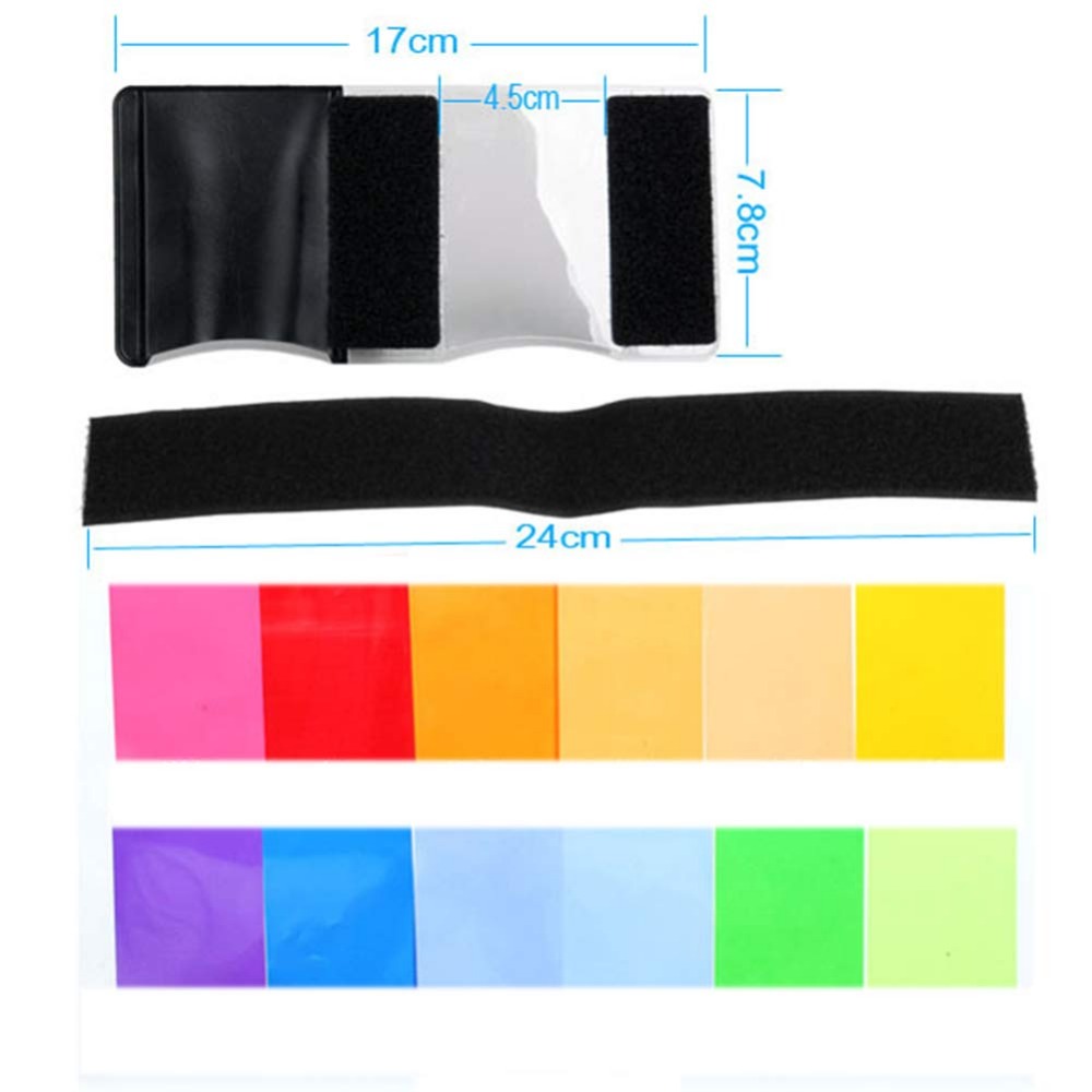 طقم فلاتر إضاءة للكاميرا بـ 12 - مراجعة Photography Lighting Kits وسعره