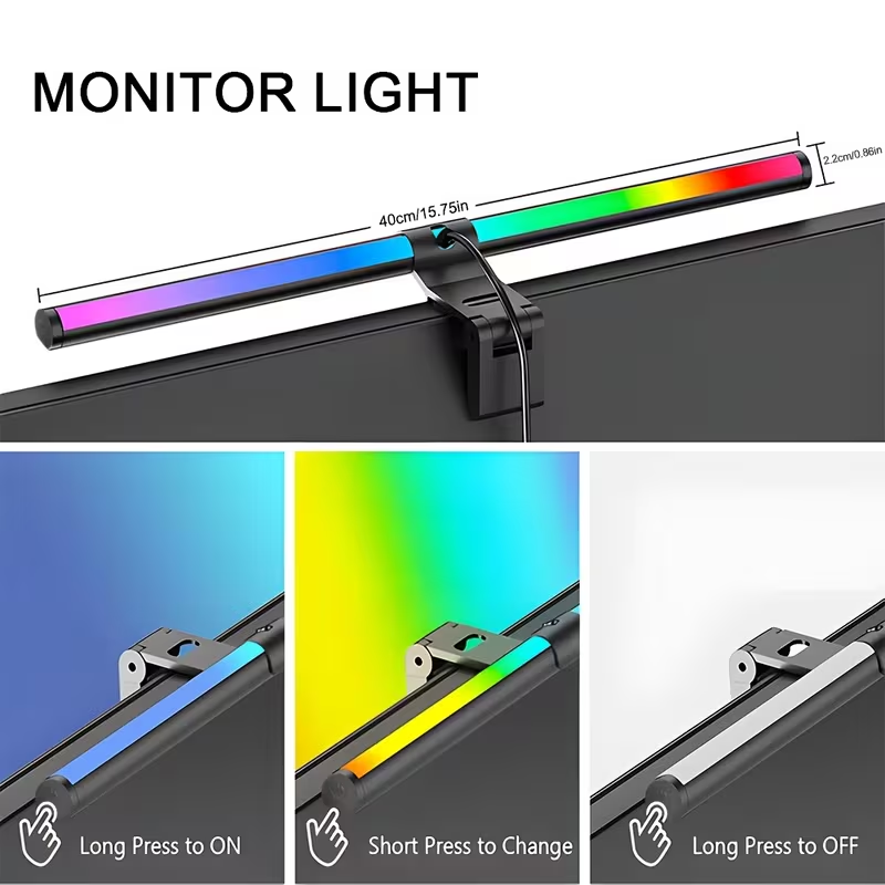 شريط إضاءة LED لشاشة الكمبيوتر - مراجعة Photography Lighting Game وسعره