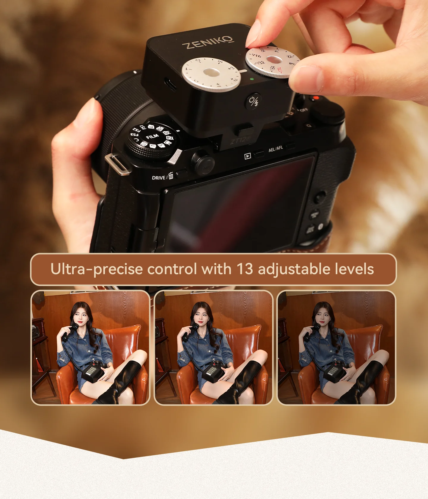 فلاش كاميرا ZENIKO ZT12 مدمج ب - مراجعة Photography Lighting Brand وسعره