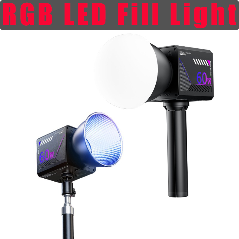 ضوء فيديو RGB بقوة 60 واط، إضا - مراجعة Photography Lighting For Products وسعره