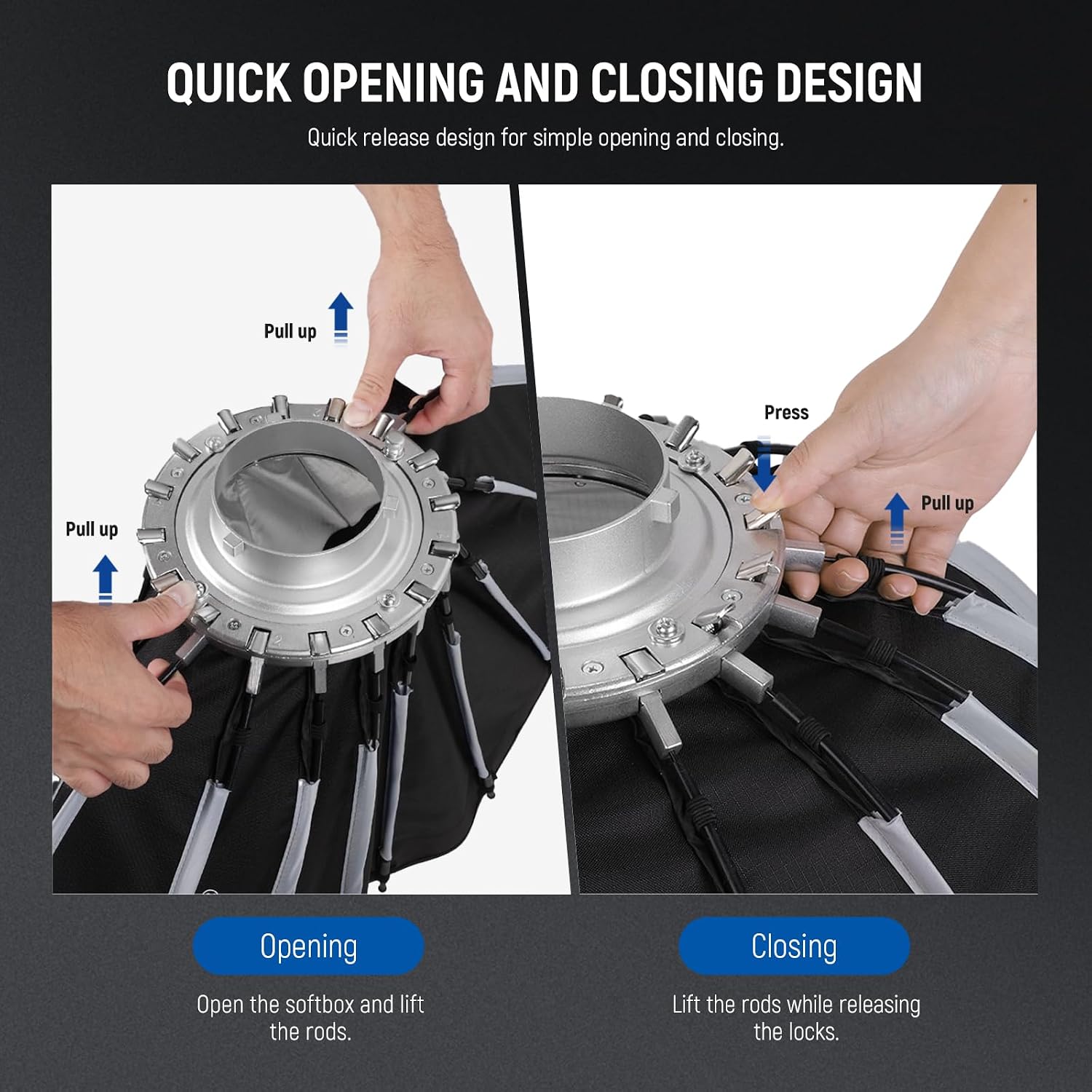 صندوق إضاءة بارابولي مع قاعدة  - مراجعة Photography Lighting Kits وسعره