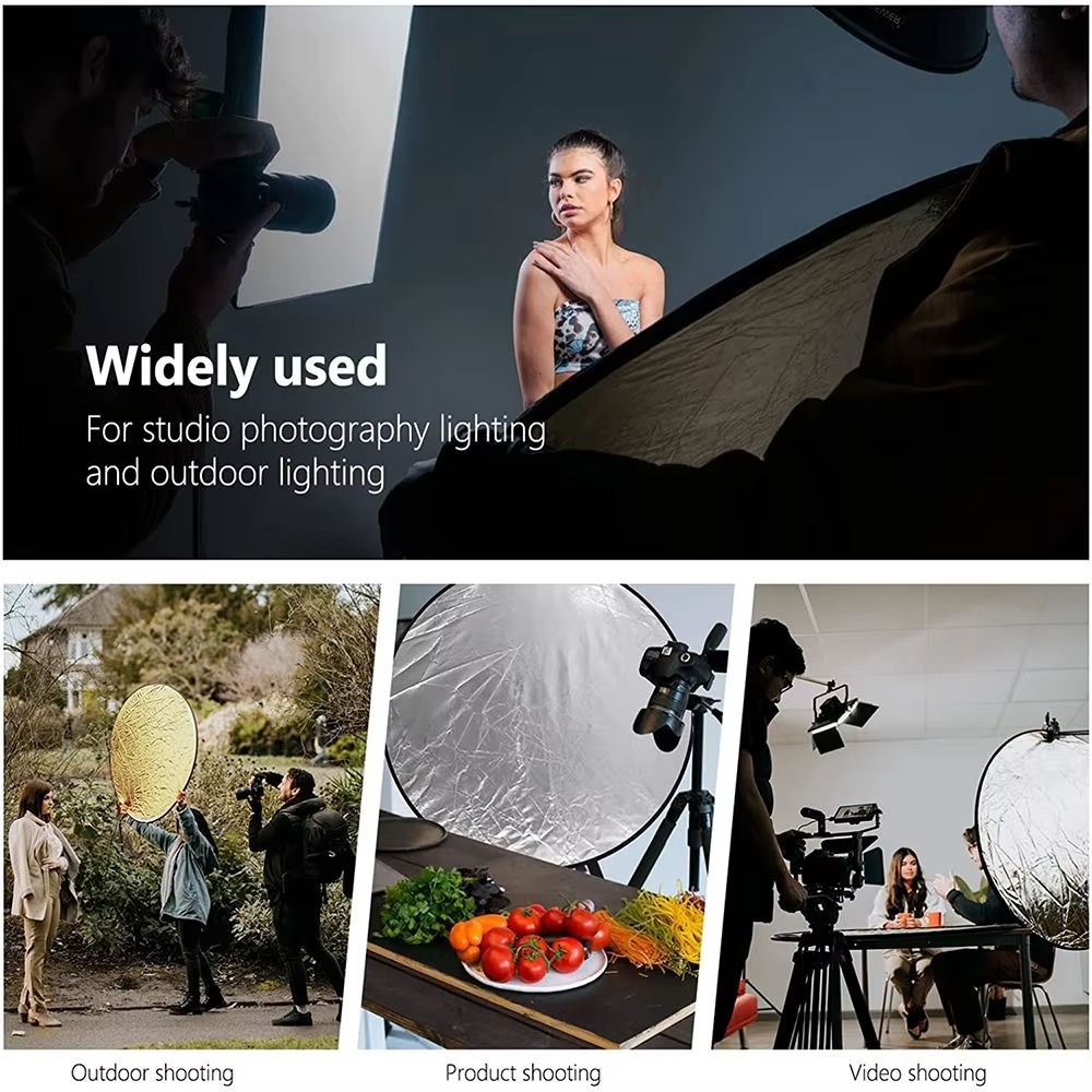 عاكس ضوء محمول قابل للطي 5 في  - مراجعة Photography Lighting Reflector وسعره