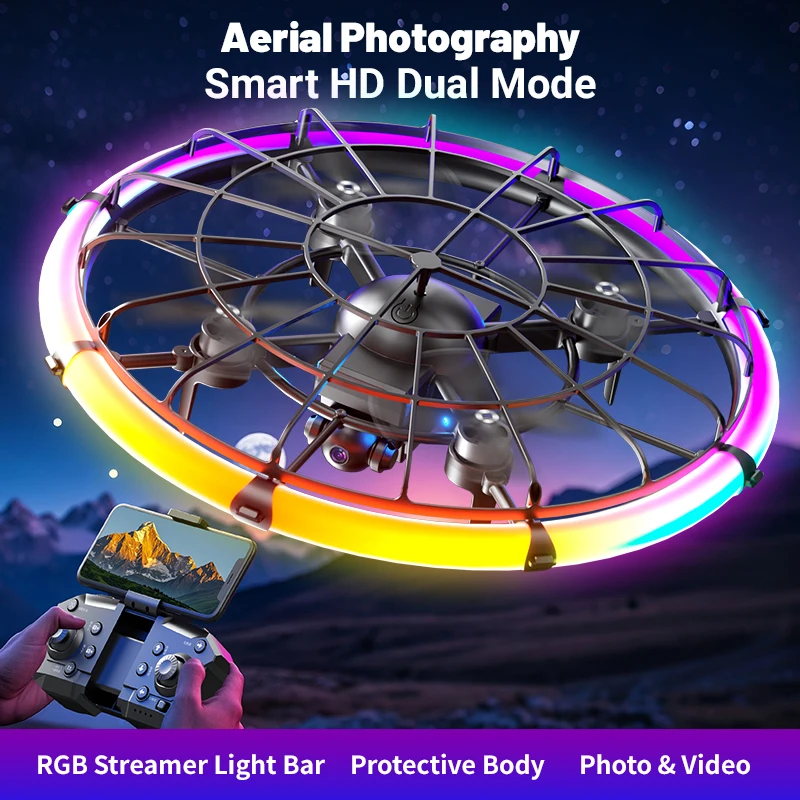 طائرة JJRC H145 UFO RC بدون طي - مراجعة Photography Lighting Game وسعره