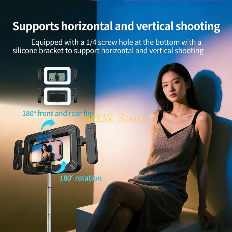 ضوء محمول محمول 360 درجة سطوع  - مراجعة Photography Lighting Handheld وسعره