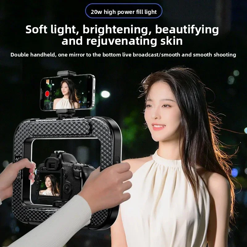 ضوء LED حلقي محمول باليد جديد  - مراجعة Photography Lighting Handheld وسعره
