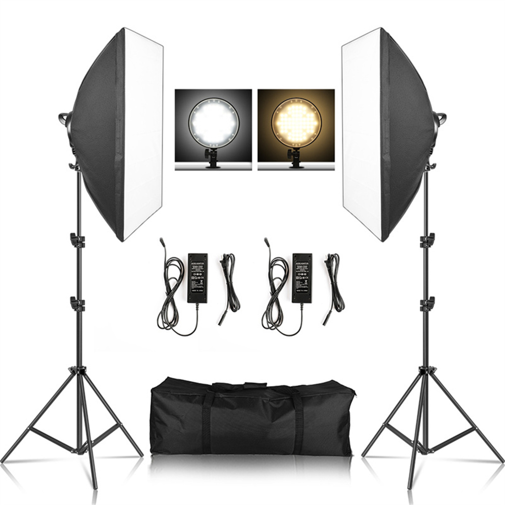 سوفت بوكس ضوء التصوير عدة صور  - مراجعة Photography Lighting Kits وسعره